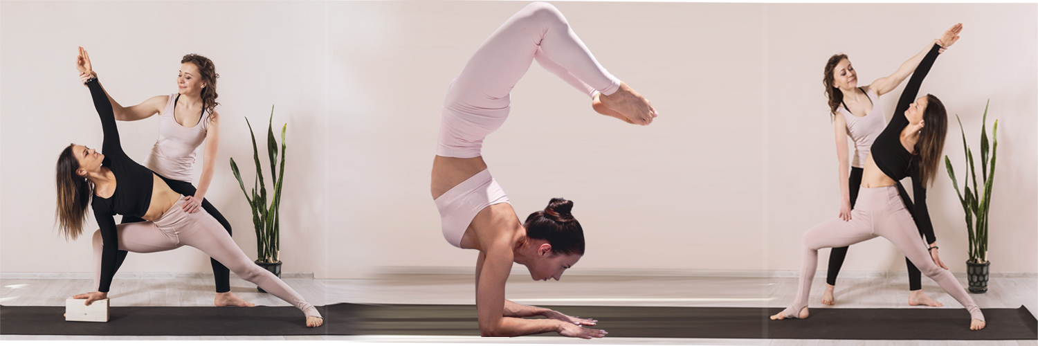 female yoga trainer